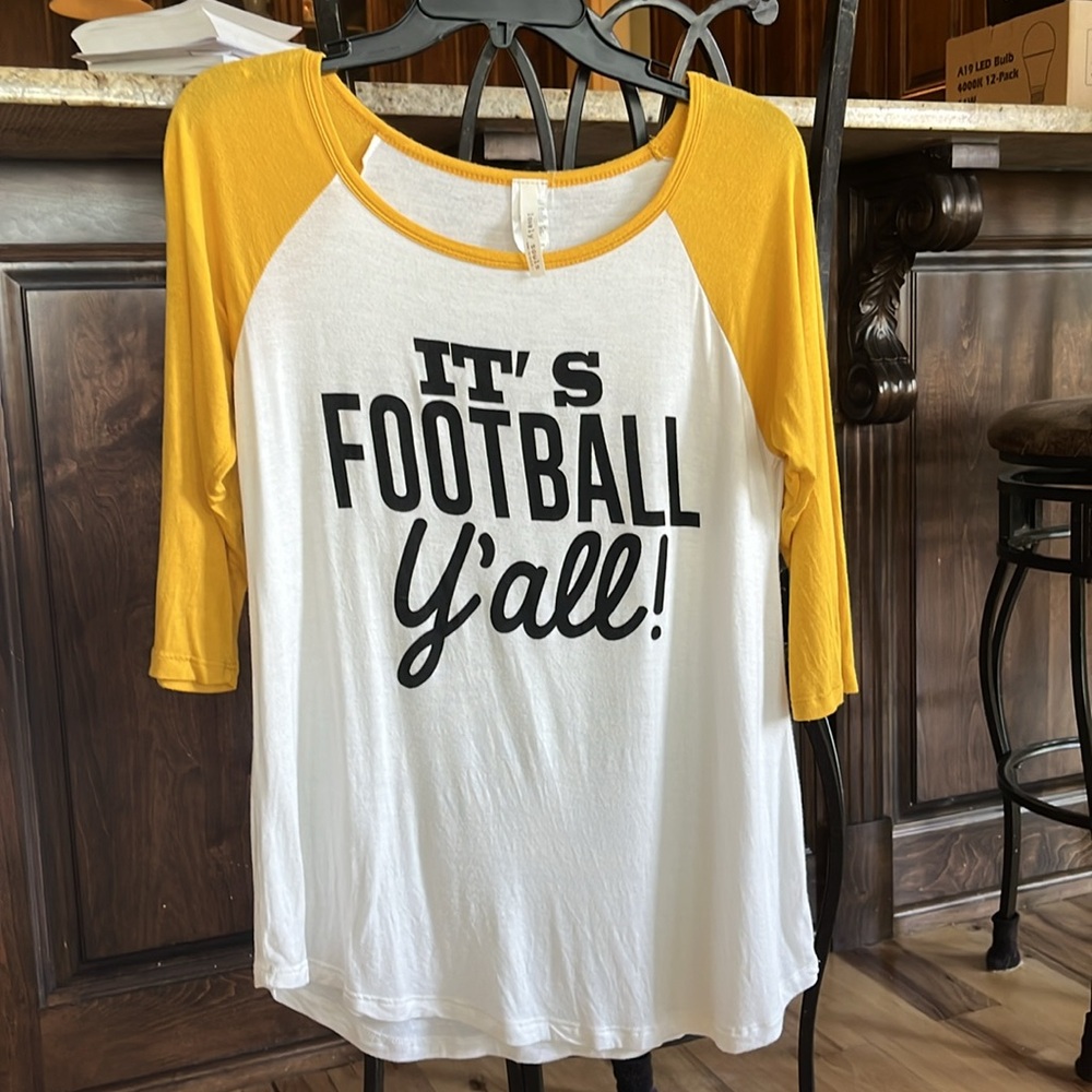 Its Football Yall Baseball Tee Comfy Shirt